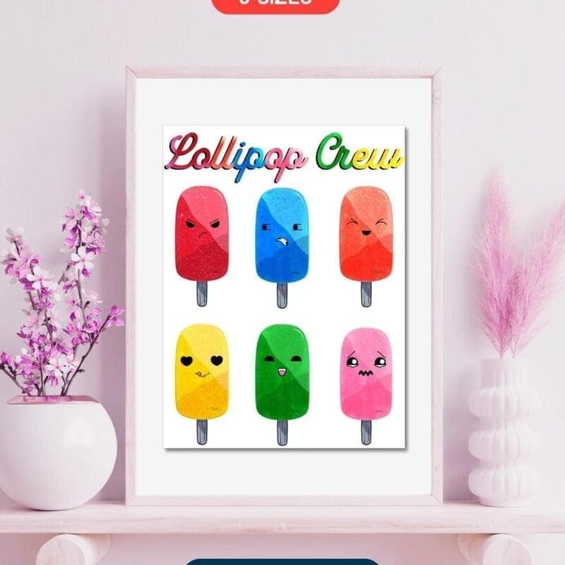 The Kawaii Lollipop Crew Limited Edition Print