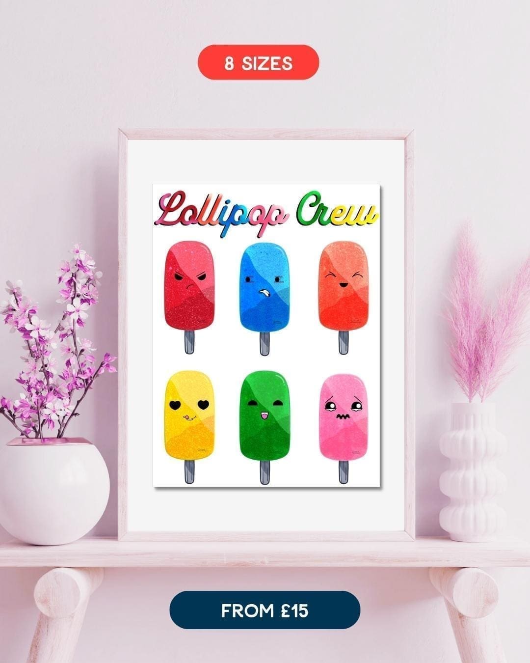 The Kawaii Lollipop Crew Limited Edition Print