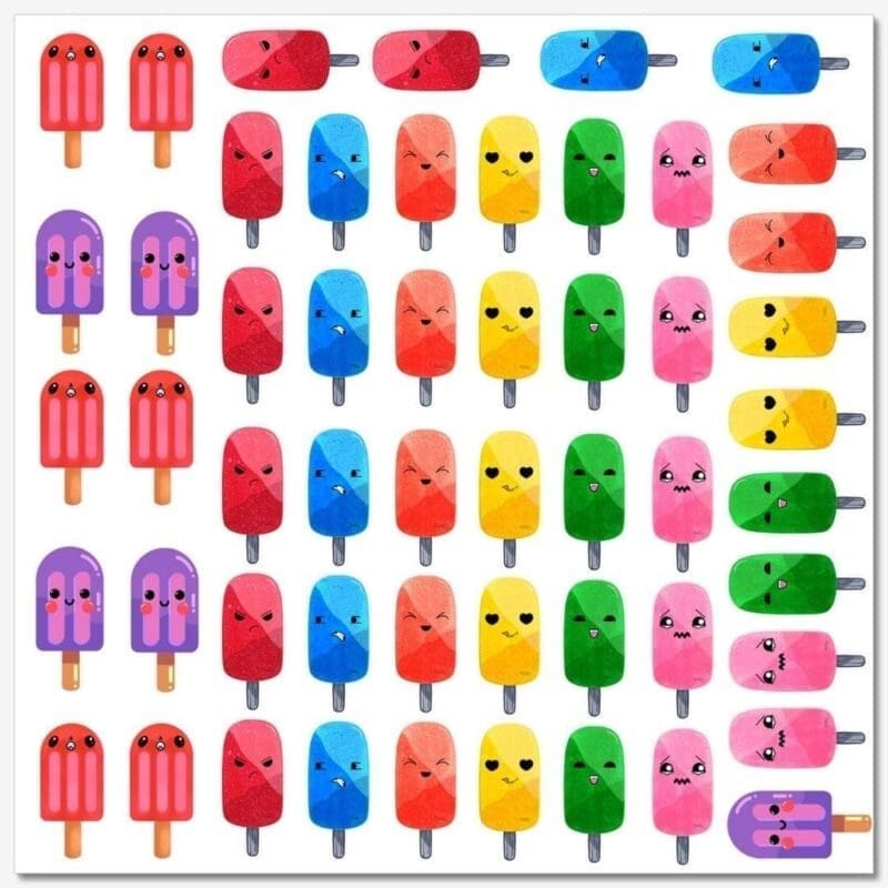 Any 3 Kawaii Vinyl Sticker Sheets for £65 (UK Exclusive)