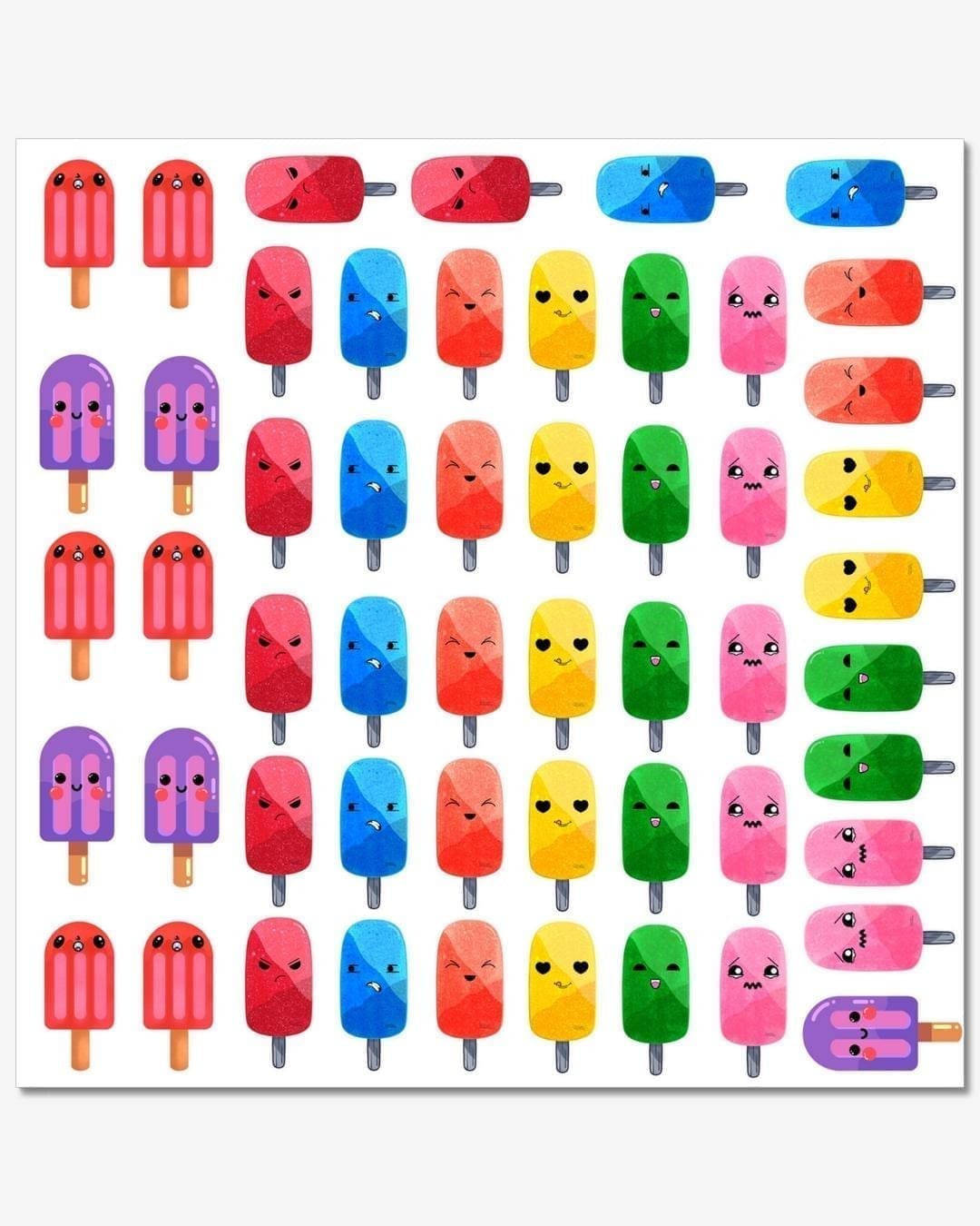 The Kawaii Lollipop Crew Sticker Sheets
