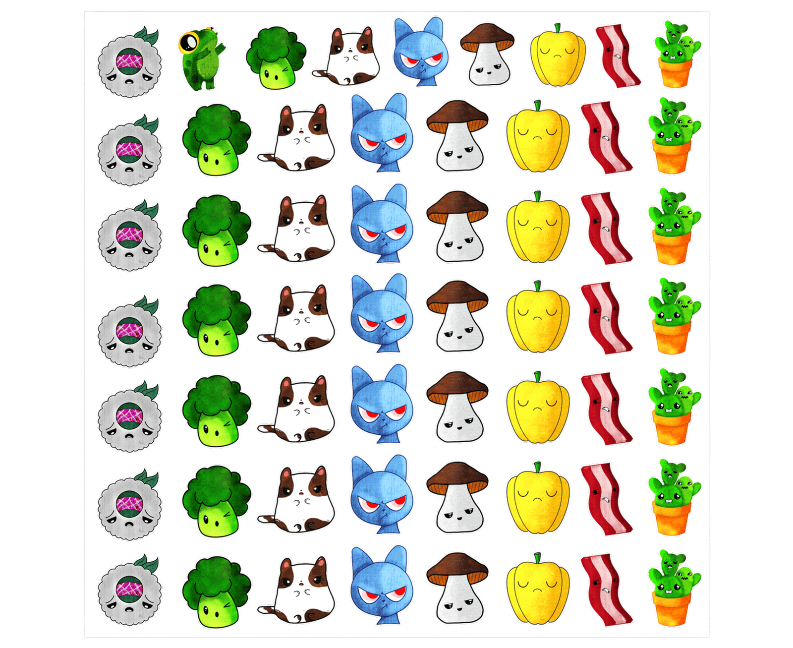 AEK Variety Sticker Sharing Pack Vol 2
