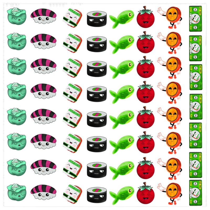 AEK Variety Sticker Sharing Pack Vol 6