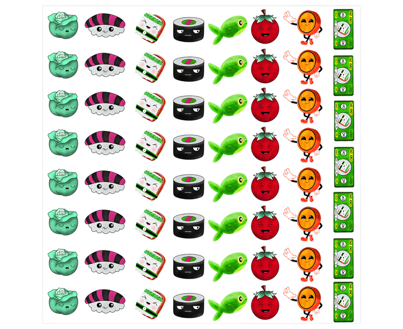 AEK Variety Sticker Sharing Pack Vol 6